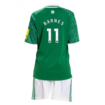 Billige Fotballdrakt Newcastle United Harvey Barnes #11 Replika Bortedraktsett Barn 2025-26 Kortermet (med bukser)